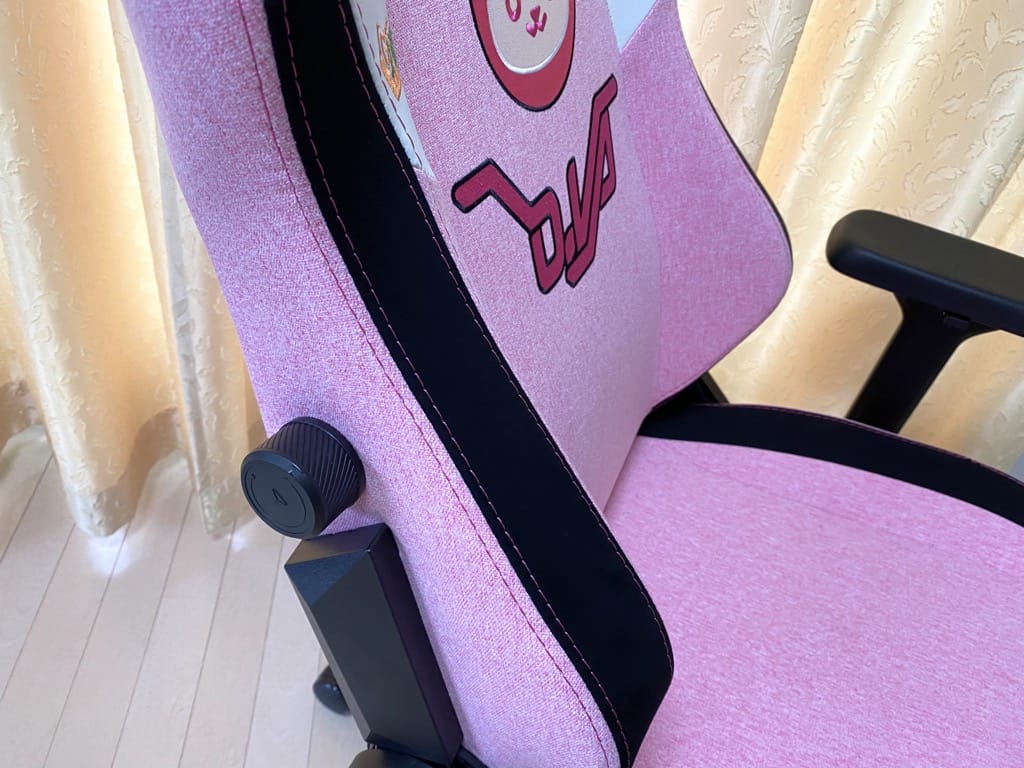 secretlab titan overwatch d.vaピンク ランバーサポート