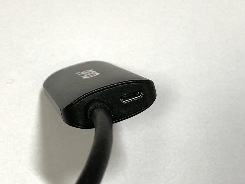 club3d cac-1332の補助電源ポート マイクロUSB