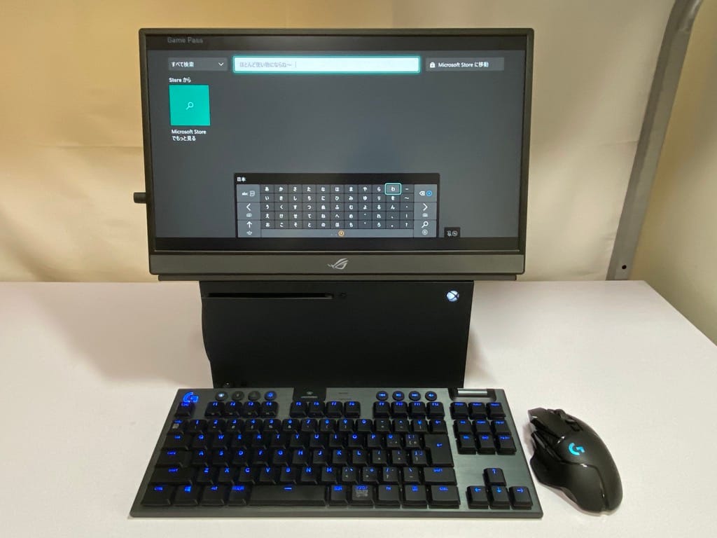 xbox sereis x windows パソコンとして使う キーボード マウスを繋ぐ